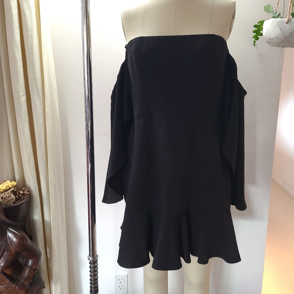 BCBG Simone off shoulder cocktail dress- new - Picture 5 of 6